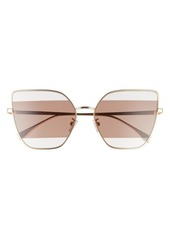 The Fendi Stripes 61mm Cat Eye Sunglasses