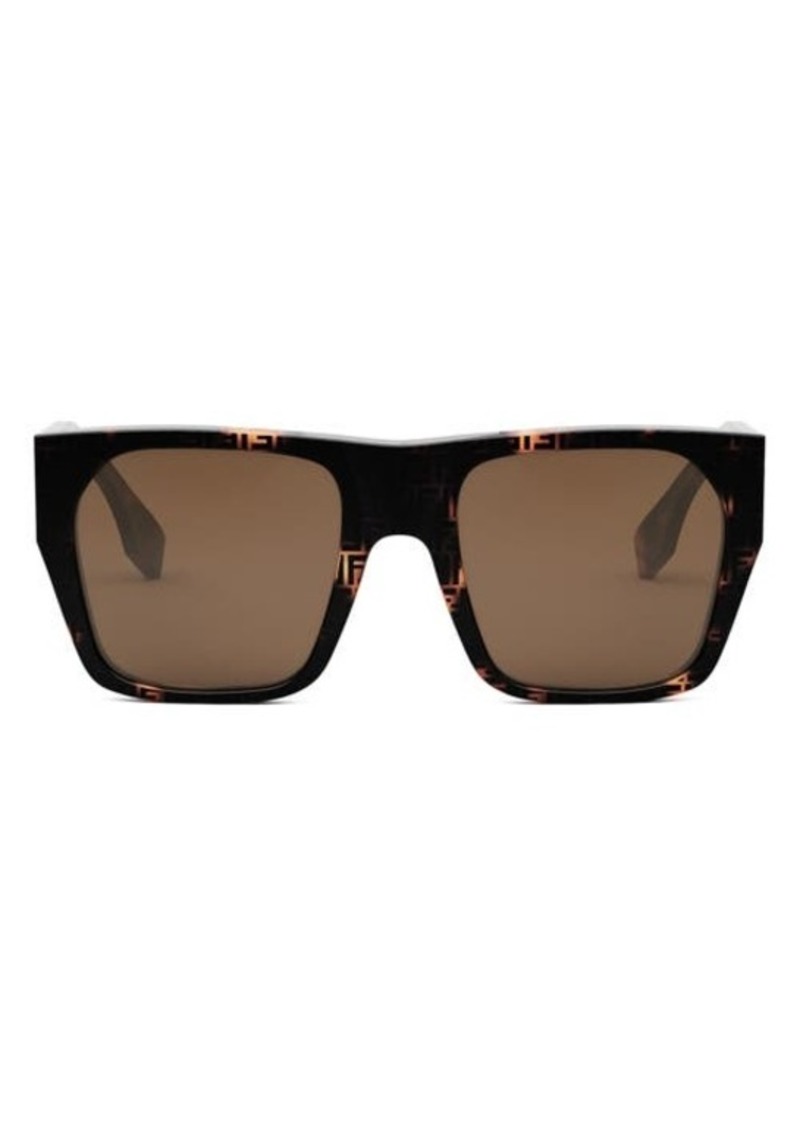 Fendi Baguette 54mm Square Sunglasses