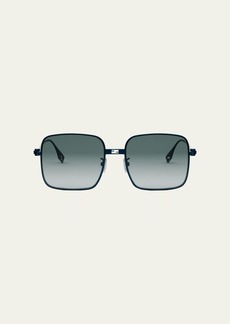 Fendi Baguette Metal Square Sunglasses