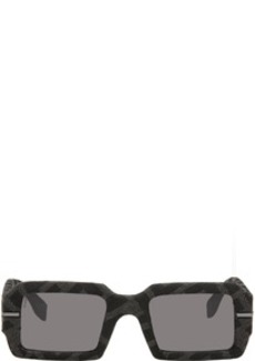 Fendi Black & Gray Fendigraphy Sunglasses