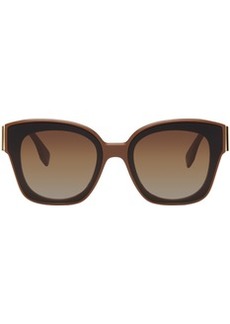 Fendi Brown 'Fendi First' Sunglasses