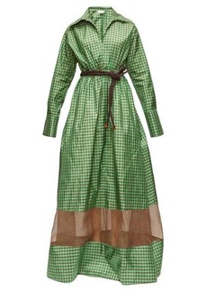 green fendi dressing gown