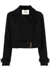 FENDI Cotton double-breasted jacket