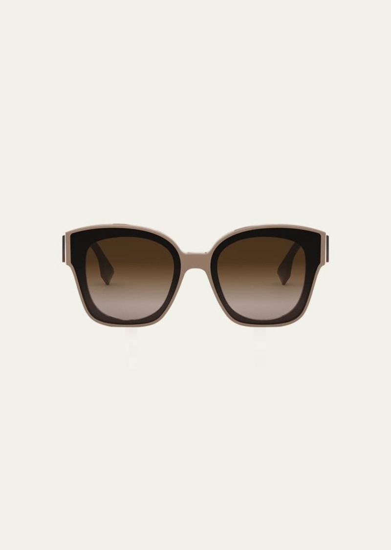 Fendi Fendi First Gradient Acetate Cat-Eye Sunglasses