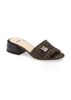 fendi ff buckle mule