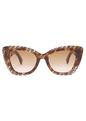 Fendi FF cat-eye tortoiseshell-acetate sunglasses