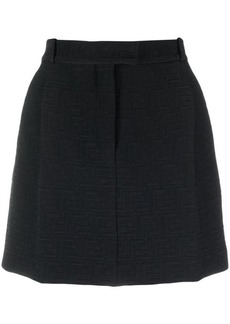 FENDI FF cotton mini skirt