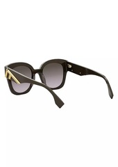 Fendi First 63MM Square Sunglasses