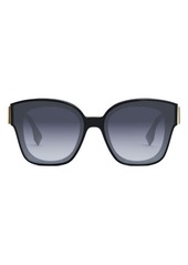 The Fendi First 63mm Square Sunglasses