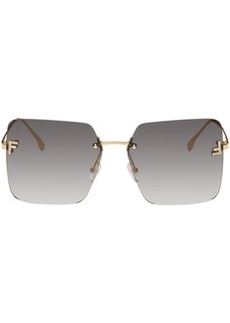 Fendi Gold Fendi First Sunglasses