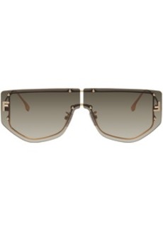 Fendi Gold 'Fendi First' Sunglasses