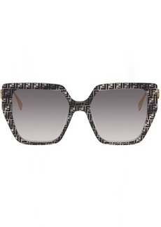 Fendi Gray Baguette Sunglasses