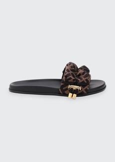 Fendi Illusion FF Slide Sandals