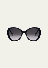 Fendi Lettering Acetate Butterfly Sunglasses