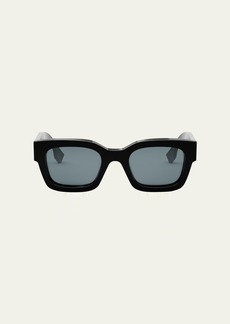 Fendi Men's Signature Oval Logo Sunglasses