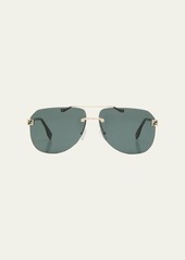 Fendi Men's Sky Monogram Metal Sunglasses