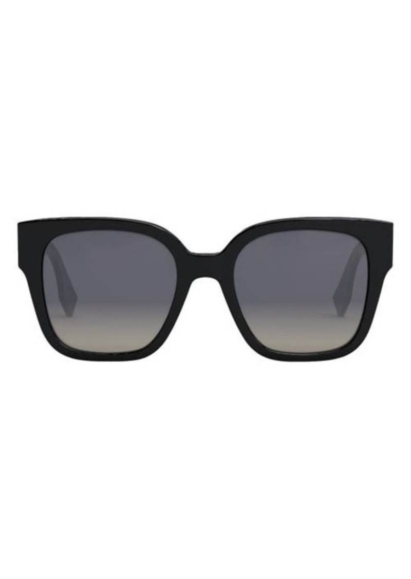 The Fendi O'Lock 55mm Geometric Sunglasses