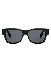 The Fendi O'Lock 54mm Polarized Geometric Sunglasses