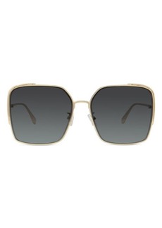 The Fendi O'Lock 59mm Geometric Sunglasses