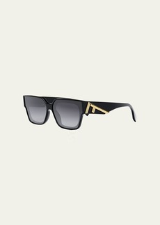 Fendi Oversized F Square Acetate Sunglasses