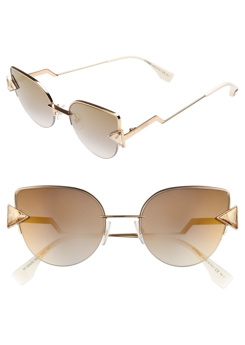 fendi rimless sunglasses