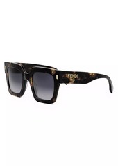 Fendi Roma 50MM Square Sunglasses