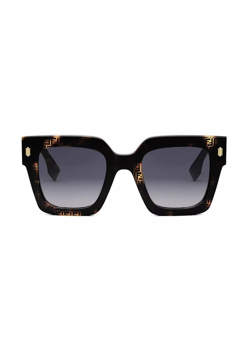 Fendi Roma 50MM Square Sunglasses