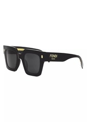 Fendi Roma 50MM Square Sunglasses