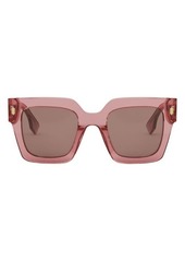 'Fendi Roma 50mm Square Sunglasses