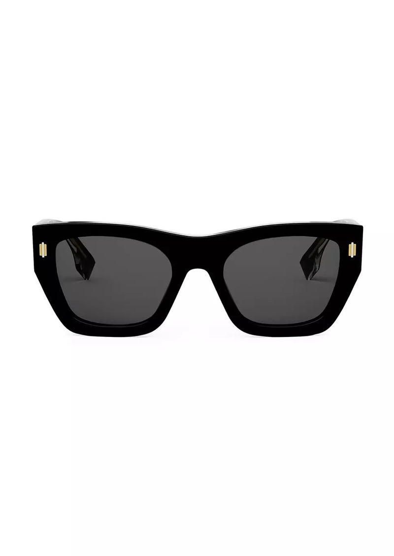 Fendi Roma 53MM Rectangular Sunglasses