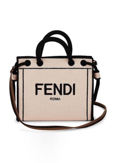 Fendi Roma Canvas 2 Way Shopping Tote