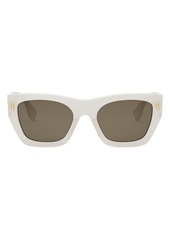 'Fendi Roma 63mm Rectangular Sunglasses