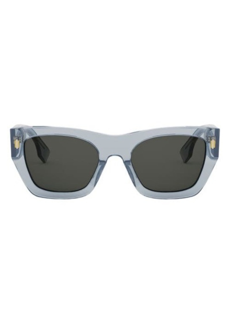 'Fendi Roma 63mm Rectangular Sunglasses