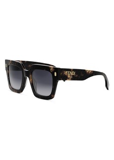 Fendi Roma Square Sunglasses, 50mm