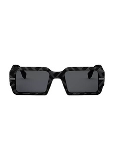 Fendi Shadow 54MM Rectangular Sunglasses