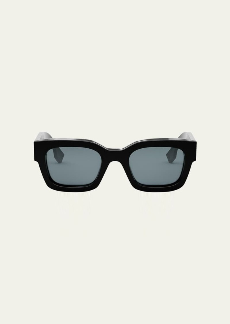 Fendi Signature Acetate Cat-Eye Sunglasses