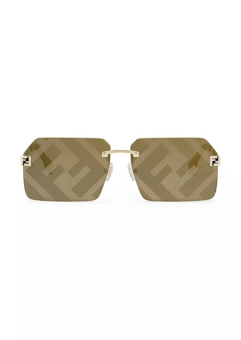 Fendi Sky 59MM Rectangular Sunglasses