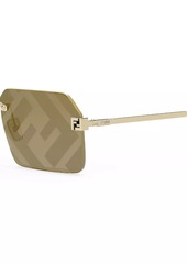 Fendi Sky 59MM Rectangular Sunglasses