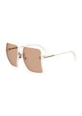 Fendi Square Grilamid Nylon Sunglasses