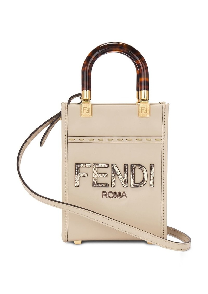 Fendi Mini Sunshine Shopper Tote Bag