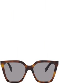 Fendi Tortoiseshell Square Sunglasses
