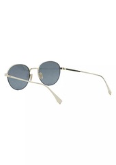 Fendi Travel 52MM Round Sunglasses