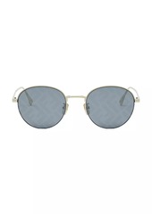 Fendi Travel 52MM Round Sunglasses