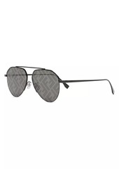Fendi Travel 57MM Aviator Sunglasses