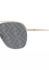 Fendi Travel 57MM Geometric Sunglasses