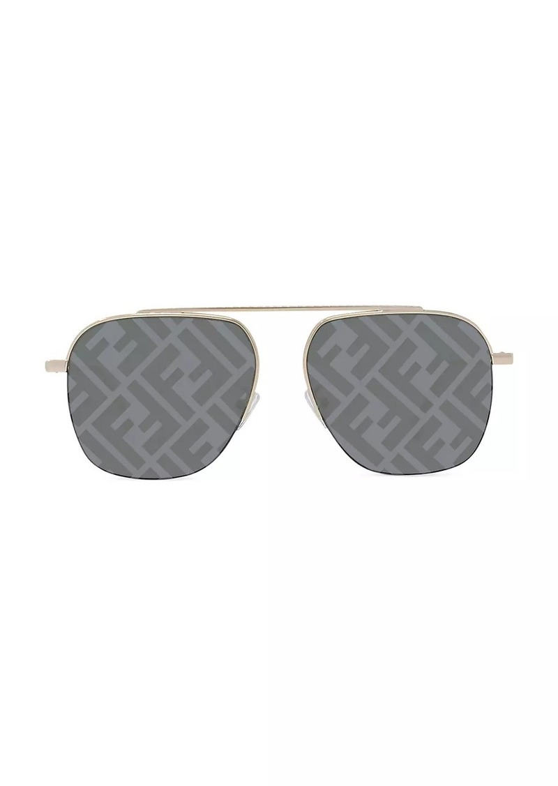 Fendi Travel 57MM Geometric Sunglasses