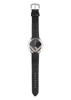 FENDI WATCH WITH LEATHER STRAP