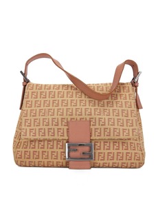 Fendi Zucca Mama Baguette Shoulder Bag