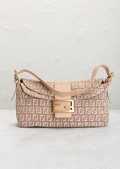 Fendi Zucchino Mama Baguette Shoulder Bag