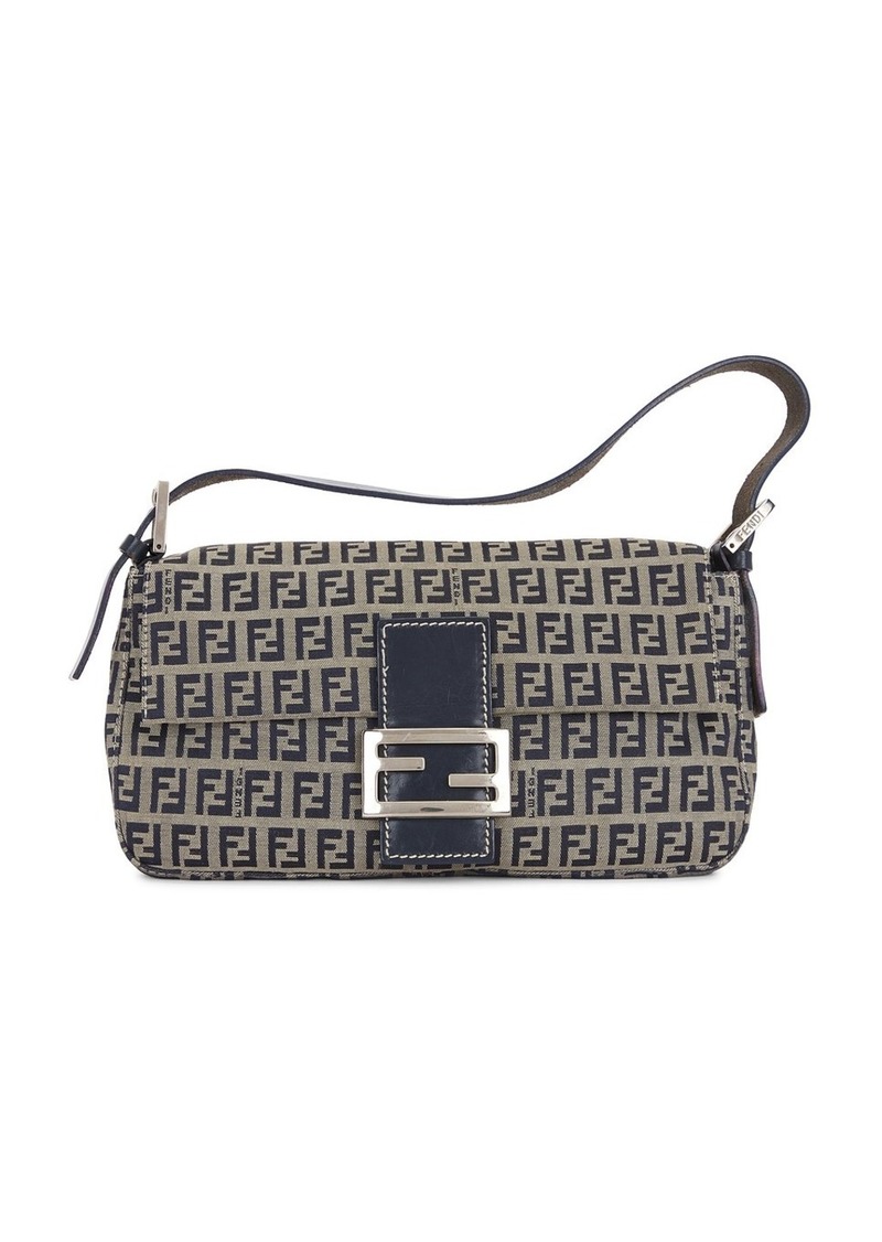 Fendi Zucchino Mama Baguette Shoulder Bag